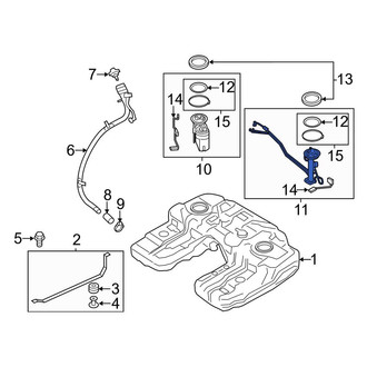 BMW OE - Left Fuel Pump and Sender Assembly