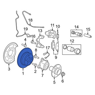 BMW OE - Rear Disc Brake Rotor