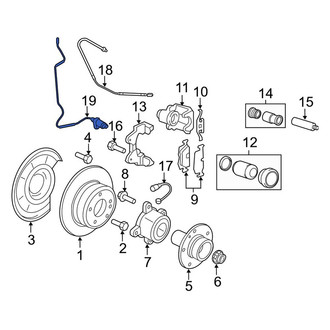 BMW OE - Front ABS Wheel Speed Sensor