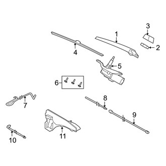 BMW OE - Lift Gate - Wiper & Washer Components (M / xDrive35d / xDrive35i / xDrive50i)