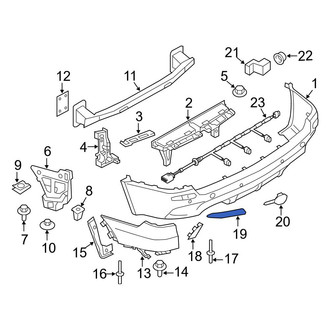 BMW OE - Rear Right Reflector Panel