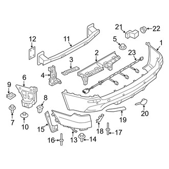 BMW OE - Rear Bumper - Bumper & Components (M)