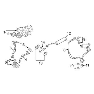 BMW OE - Engine - Turbocharger & Components (Turbocharger & Lines), (xDrive50i)