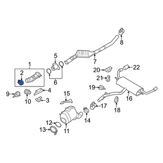 BMW OE - Front Exhaust Muffler Clamp
