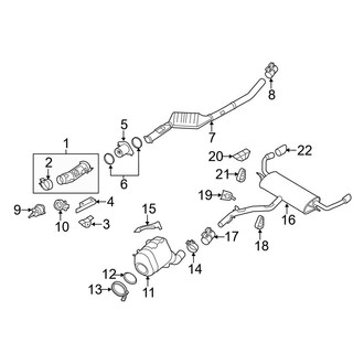BMW OE - Exhaust System - Exhaust Components (xDrive35d)