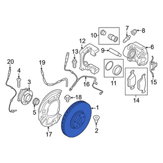 BMW OE - Front Disc Brake Rotor