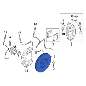 BMW OE - Front Disc Brake Rotor