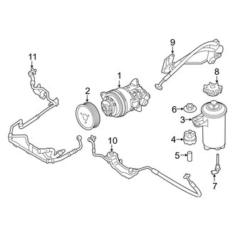 BMW OE - Steering Gear & Linkage - Pump & Hoses (Hydraulic, With Adaptive Drive)