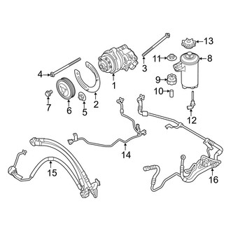 BMW OE - Steering Gear & Linkage - Pump & Hoses (Hydraulic, With Adaptive Drive)