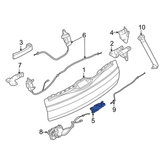BMW OE - Rear Right Upper Tailgate Latch