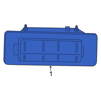 BMW OE - Rear License Plate Light Assembly
