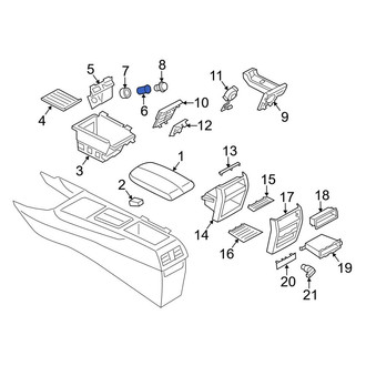 BMW OE - Front 12 Volt Accessory Power Outlet