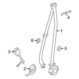 BMW OE - Restraint Systems - Front Seat Belts