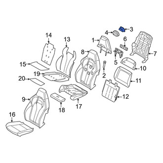 BMW OE - Front Headrest Cover