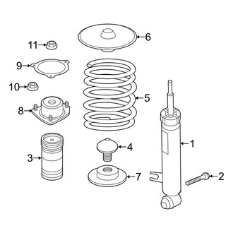 BMW OE - Rear Suspension - Struts & Components (W/O Adaptive Drive), (sDrive35i / xDrive35d / xDrive35i / xDrive40e / xDrive50i)
