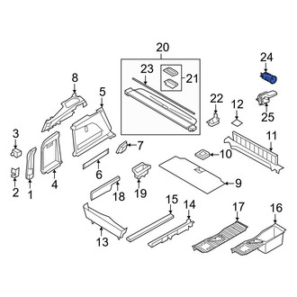 BMW OE - Rear 12 Volt Accessory Power Outlet