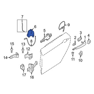 BMW OE - Front Right Door Latch Assembly