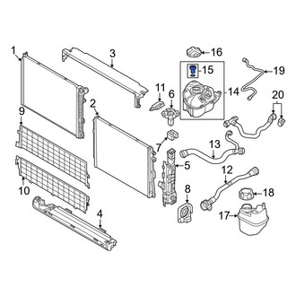 BMW OE - Engine Coolant Reservoir Screw
