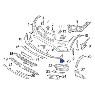 BMW OE - Front Grille Cap