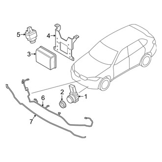 BMW OE - Front Bumper & Grille - Bumper & Components (With M Package, Electrical Components), (sDrive35i / xDrive35i / xDrive50i)