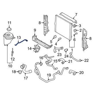 BMW OE - Engine Coolant Overflow Hose