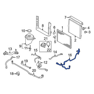 BMW OE - Engine Coolant Overflow Hose