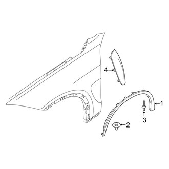 BMW OE - Fender - Exterior Trim (sDrive35i / xDrive35i / xDrive50i)