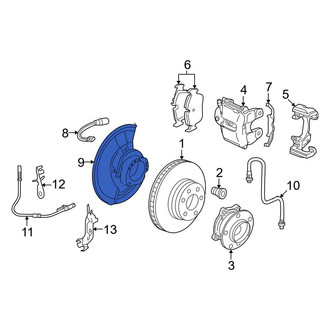 BMW OE - Front Left Brake Dust Shield