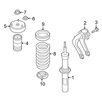 BMW OE - Front Suspension - Struts & Components (W/O Adaptive Drive), (sDrive35i)