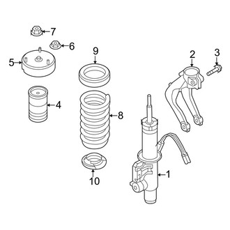 BMW OE - Front Suspension - Struts & Components (With Adaptive Drive), (sDrive35i)