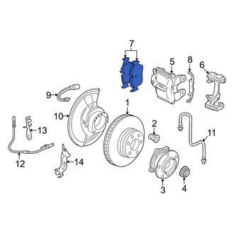 BMW OE - Rear Disc Brake Pad Set