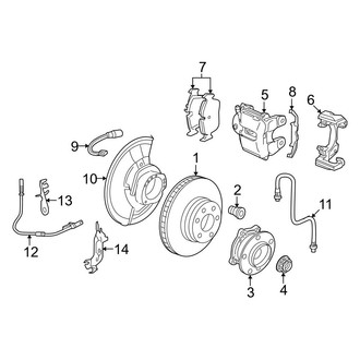 BMW OE - Front Suspension - Brake Components