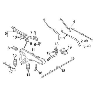BMW OE - Windshield - Wiper & Washer Components