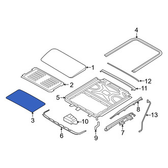 BMW OE - Sunroof Opening Trim