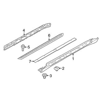 BMW OE - Pillars, Rocker & Floor - Exterior Trim (W/O M Type, With Step Pad)