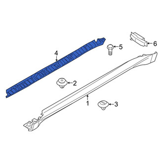 BMW OE - Left Rocker Panel Molding Reinforcement