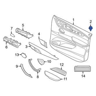 BMW OE - Inner Door Interior Trim Panel Retainer