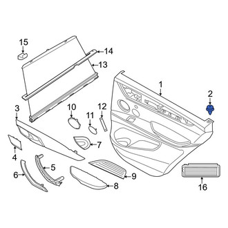 BMW OE - Inner Door Interior Trim Panel Retainer