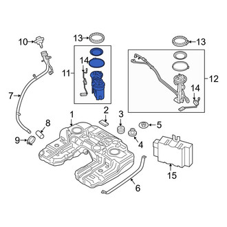 BMW OE - Right Fuel Pump and Sender Assembly