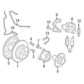 BMW OE - Rear Suspension - Brake Components