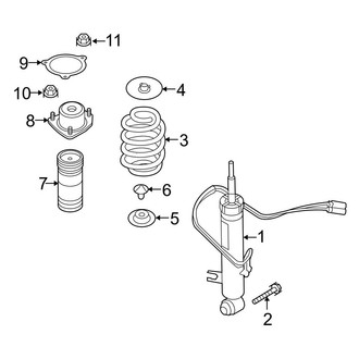 BMW OE - Rear Suspension - Struts & Components (With Adaptive Drive)