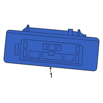 BMW OE - Rear License Plate Light Assembly