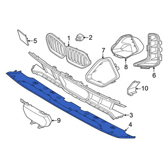 BMW OE - Front Center Grille Molding