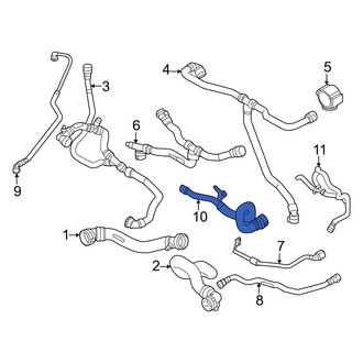 BMW OE - HVAC Heater Hose