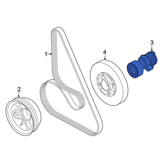 BMW OE - Accessory Drive Belt Tensioner Assembly