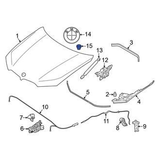 BMW OE - Hood Emblem Grommet