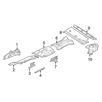 BMW OE - Exhaust System - Heat Shields (sDrive40i / xDrive40i)