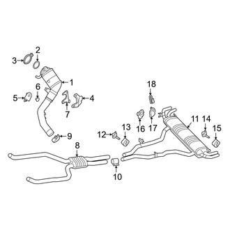 BMW OE - Exhaust System (M50i)