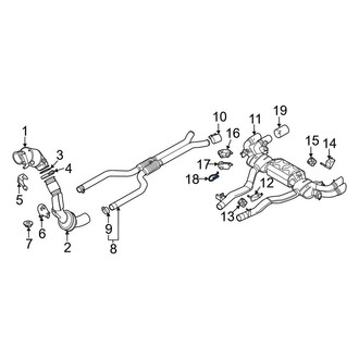BMW OE - Exhaust Control Valve Actuator Clip