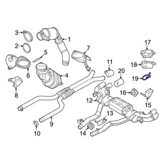 BMW OE - Exhaust Control Valve Actuator Clip